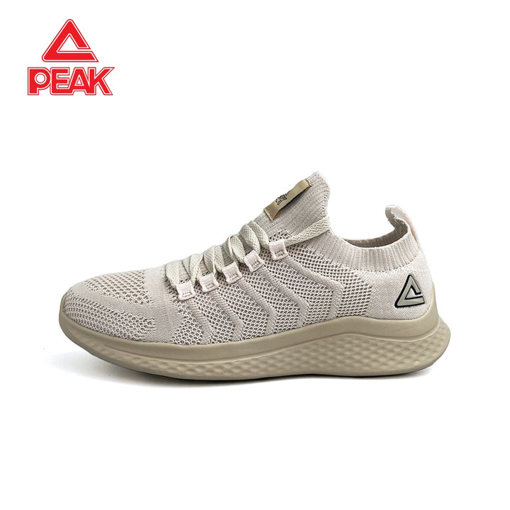 PEAK Women's X-Light Knitted Sports Sneakers with P-Motive Cushioning - EW2208H